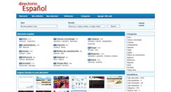 Desktop Screenshot of directorioespanol.com