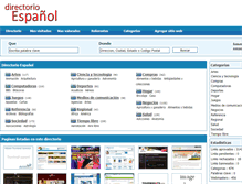 Tablet Screenshot of directorioespanol.com